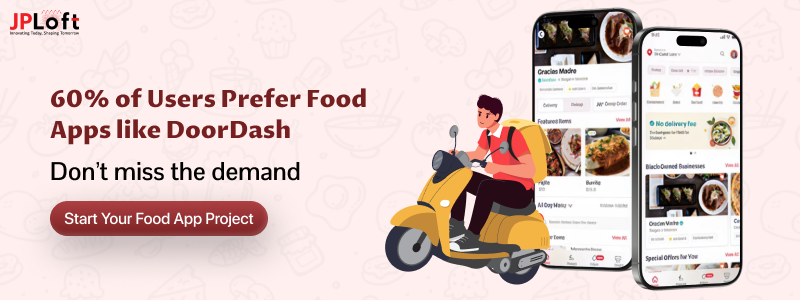 60 of Users Prefer Food Apps like DoorDash